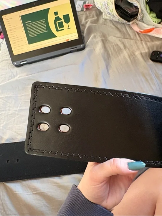 Men’s or women’s black heavy duty lifting belt - Picture 9 of 9